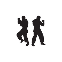 Creative Set Of Illustration Boxing Logo Design