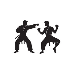 Naklejka premium Creative Set Of Illustration Boxing Logo Design