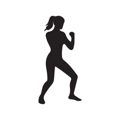 Creative Set Of Illustration Boxing Logo Design