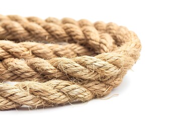 Rope isolated on white background