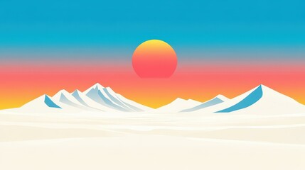Discover a stunning abstract artwork that reflects the calming colors and patterns of the tundra, an ideal visual escape.