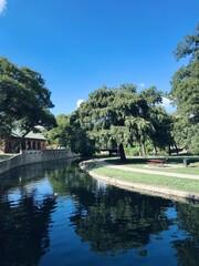 Fototapeta premium River in the city park