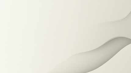 Fototapeta premium Abstract white background with curved lines and shadows, suitable for minimalist design projects.