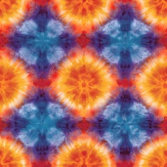 Abstract Tie Dye Pattern.