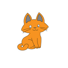 cat with a smile