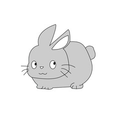 rabbit with a smile