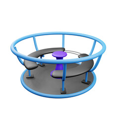 Merry Go Round 3D Icon