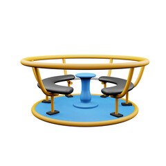 Merry Go Round 3D Icon
