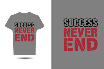 modern typography t-shirts design template