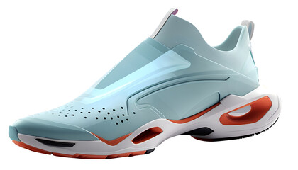 Futurustic elegant sneakers. Sneaker and shoes concept with future and modern design