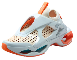 Futurustic elegant sneakers. Sneaker and shoes concept with future and modern design