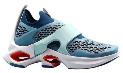 Futurustic elegant sneakers. Sneaker and shoes concept with future and modern design