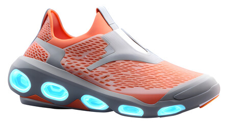 Futurustic elegant sneakers. Sneaker and shoes concept with future and modern design