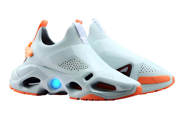 Futurustic elegant sneakers. Sneaker and shoes concept with future and modern design