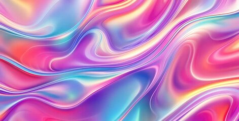 Vibrant holographic psychedelic waves