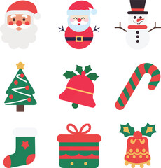 Christmas icon design