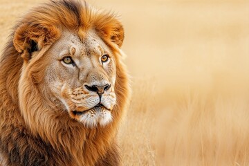 close up of lion