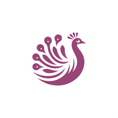 Minimalist swan logo