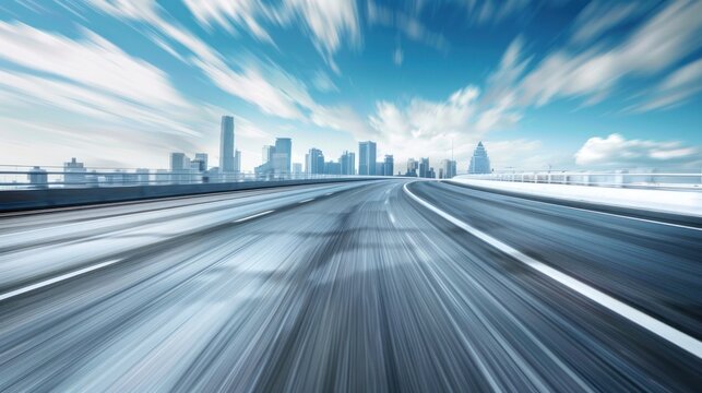 Speeding Towards The City