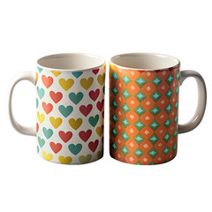 two cup isolated on png format