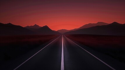 Road Leading to the Mountains