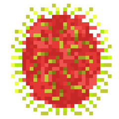 Pixel Rambutan Fruit