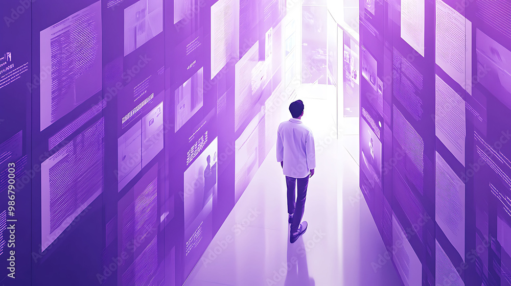 Poster poster showcasing future of ai-powered digital media in digital content creation highlighting ai's r