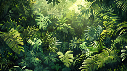 Fototapeta premium green fern leaves