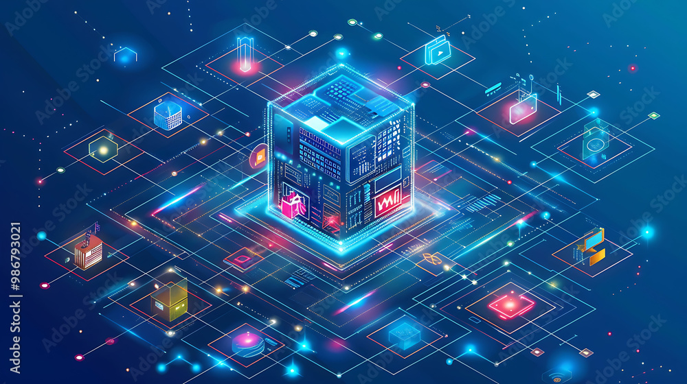 Poster poster visualizing future of ai-powered home automation in home automation highlighting ais role in 