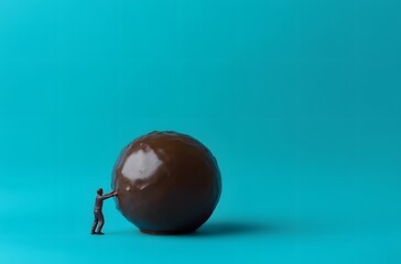 easter egg with chocolate