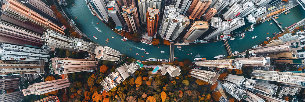 Poster predictive analytics urban development within urban planning where ai forecasts population growth in