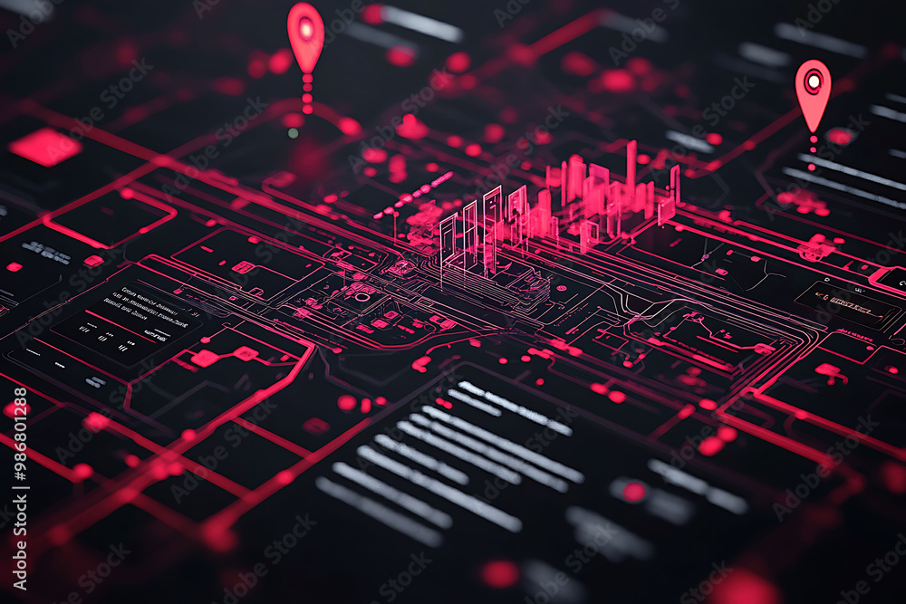 Poster realtime shipment tracking logistics automation powered by ai visualized in a poster that showcases 