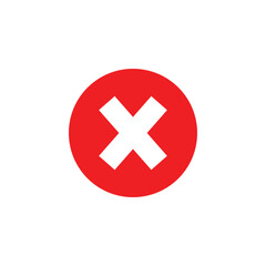 Obraz premium Cross Icon. Cancel icon. Close icon black vector.