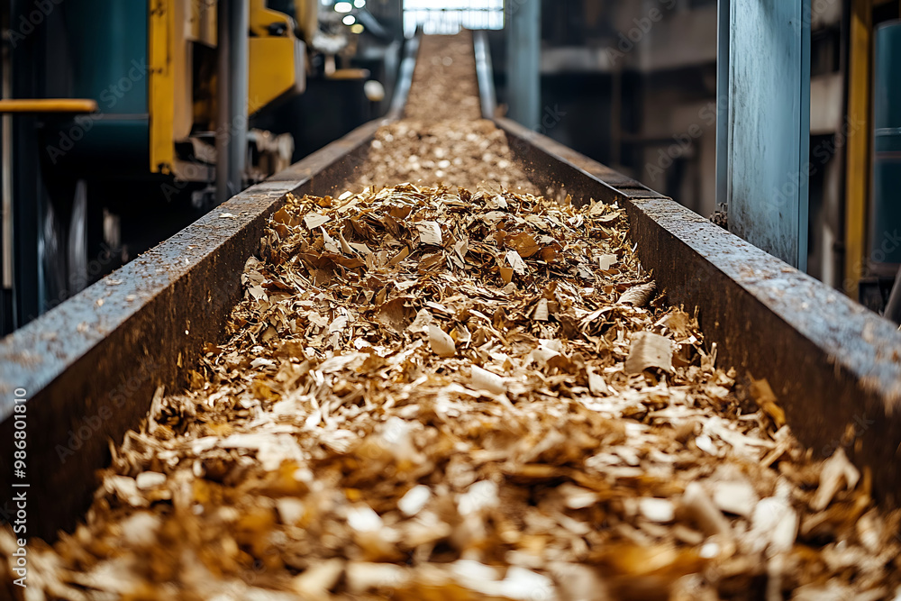 Aufkleber renewable energy advanced ai in biomass energy production where artificial intelligence optimizes fe