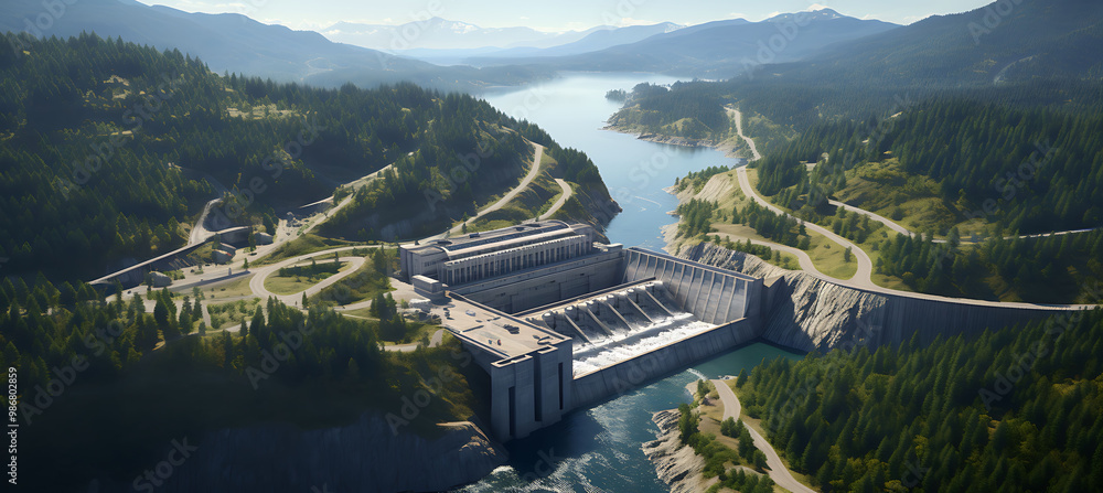 Poster renewable energy managed ai in hydroelectric power management where artificial intelligence controls
