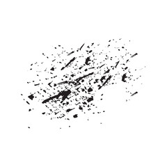 Ink splat ink. Paint texture. Vector brush ink. Grunge texture. Paint splash.