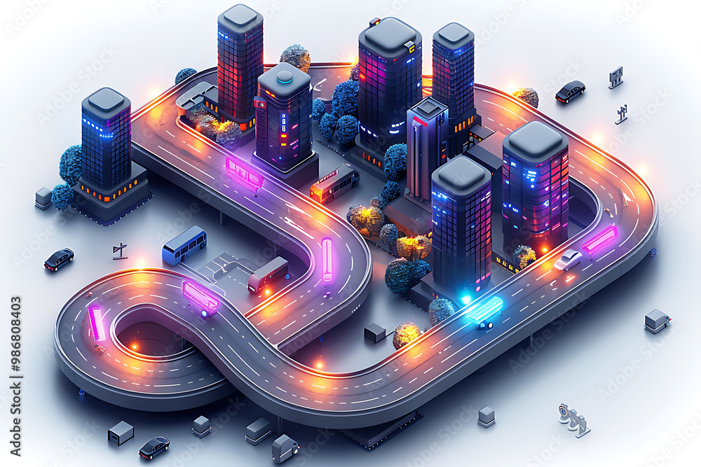 Poster roadmap visualizing market trend analysis real estate development revolutionized by ai showing how a