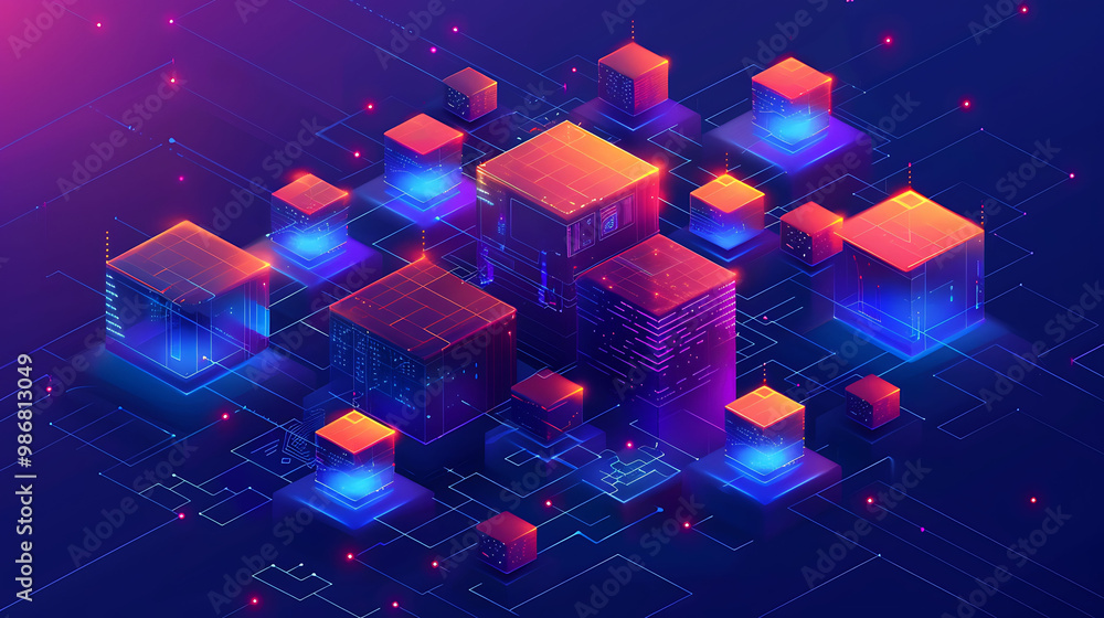 Poster smart energy solutions cities powered by ai depicted in an abstract design where artificial intellig