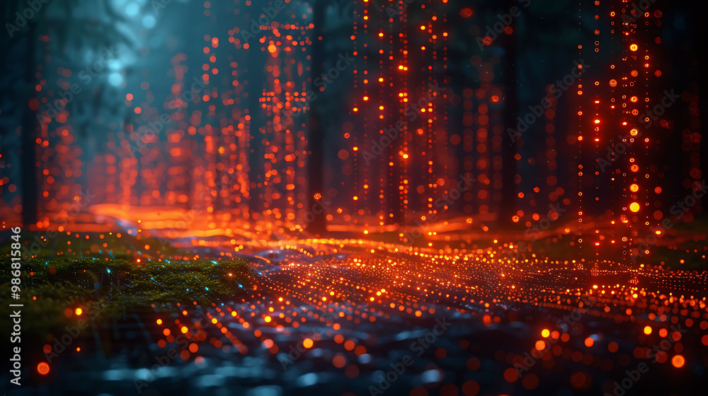 Poster smart grid integration ai in renewable energy visualized in a collage that showcases how ai balances