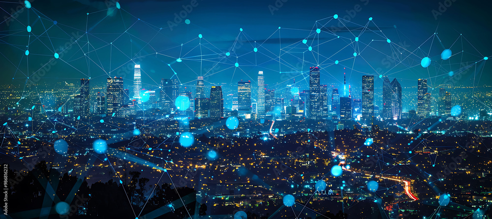Poster smart grid integration ai in renewable energy where artificial intelligence balances supply and dema