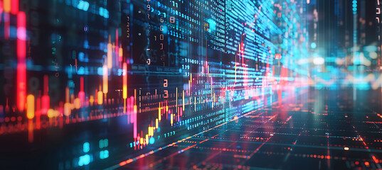 Naklejka premium Smart inventory solutions AI in logistics automation where artificial intelligence manages stock levels predicts demand and ensures timely replenishment