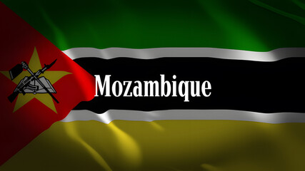 モザンビークの国旗に国名