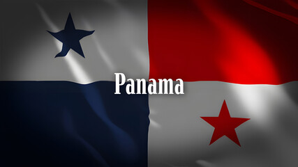 パナマの国旗に国名