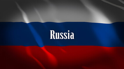 ロシアの国旗に国名