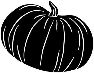 pumpkin illustration vegetable silhouette squash logo autumn icon harvest outline fall nature food halloween leaf natural leaves season fresh shape to vector graphic background