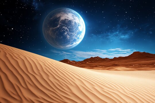 Desert fantasy science fiction worlds often include mysterious desert planets hidden on the edge of the galaxy