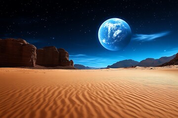 Desert fantasy science fiction worlds often include mysterious desert planets hidden on the edge of the galaxy