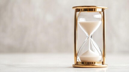 Hourglass ring with spinning sand, capturing the essence of time