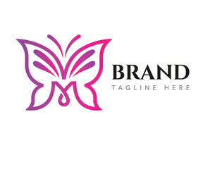 Butterfly logo icon design template elements. Usable for Branding and Business Logos.