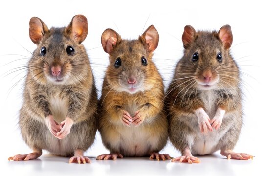 * These small, brown, furry rodents exhibit partially webbed feet and long claws, setting them apart as unique